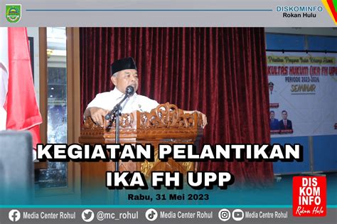 Hadiri Pelantikan Pengurus IKA FH UPP Asisten II Ibnu Ulya Kita