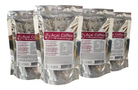 Café De Açaí Da Amazônia Açaí Coffee 1kg Kit 4 Pacotes Frete Grátis