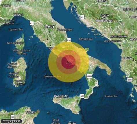 Nuovo Terremoto In Provincia Di Napoli In Campania A Pozzuoli