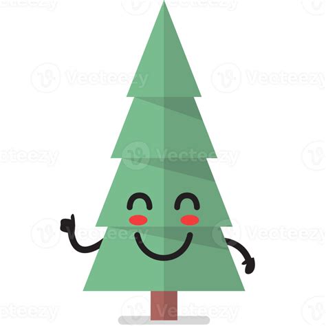 Christmas tree character emoji 23256275 PNG