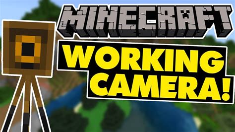 How To Use The Minecraft Camera 11302 Beta Secret Youtube