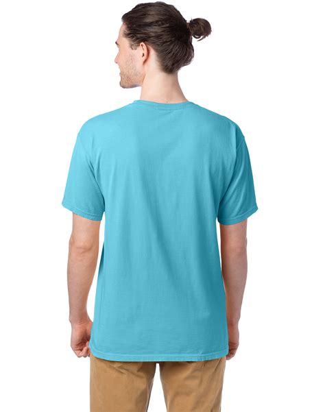 Hanes Unisex Garment Dyed Cotton T Shirt Freshwater L