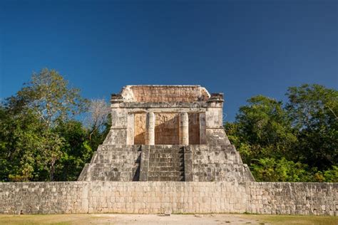 Temple Of The Bearded Man Mexico Stock Photo Image Of Outdoor Goal