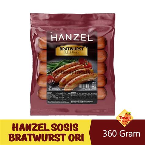 Jual HANZEL Sosis Bratwurst Original 360 Gram Shopee Indonesia