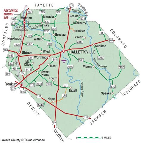 Yoakum County Texas Map | Printable Maps