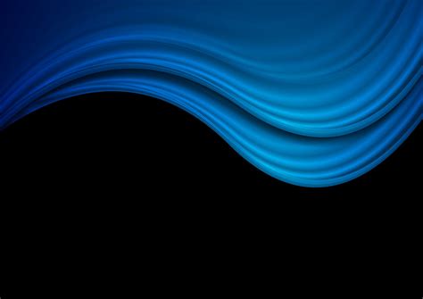 Dark Blue Abstract Waves Background 50590163 Vector Art At Vecteezy