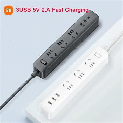 Прикрепленная Плата Xiaomi Mijia Для Быстрой Зарядки, 3 USB-порта ...
