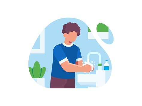 Washing Hands Illustration By B Illustrations On Dribbble