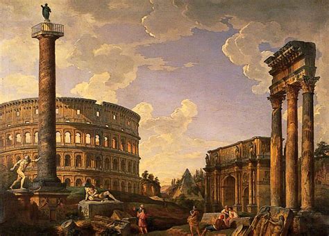 Roman Capriccio, Ruins with the Colosseum | Art UK