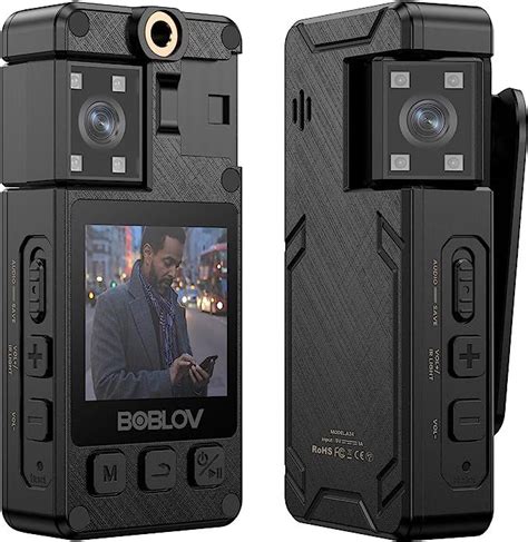 Boblov A P Body Worn Camera Rotate Side Lens Video Camera