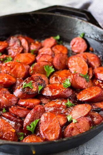 Smoked Sausage Skillet Appetizer Countryside Cravings