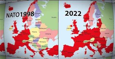 La Mappa Dell Espansione Nato Verso La Russia Dal Al