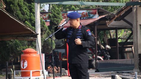 Dansat Brimob Polda Jabar Pimpin Latihan Gabungan Kontijensi Sorot