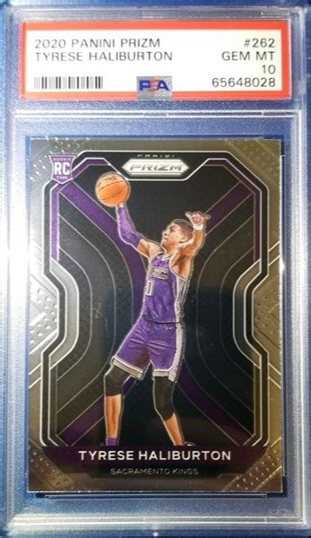 2020 21 Panini Prizm Tyrese Haliburton 262 PSA 10 Kings MySlabs