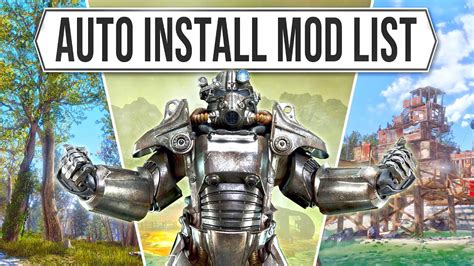 Fallout 4 Mods List Guide AUTO Install Guide YouTube