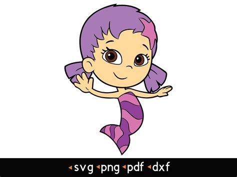 Bubble Guppies oona 1 Svg Png Pdf Dxf - Etsy Canada