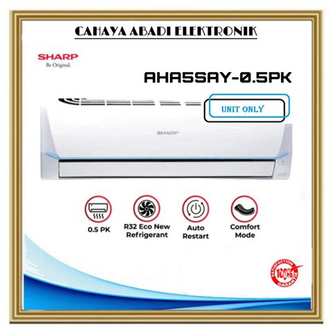 Jual Sharp Ac Standard Split Jetstream Pk Ah A Say Unit Only