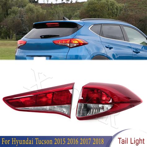 Rear Inner Outer Tail Light LED Brake Tail Lamp Tail Light For Hyundai