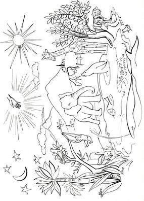 La Création Transmettre Coloriage Creations Loisirs créatifs liés