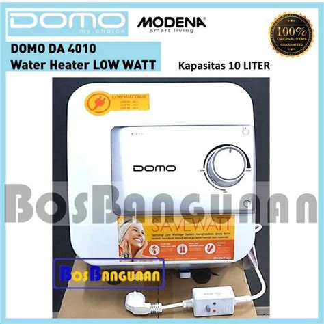 Promo Water Heater Modena Domo Da4010 Pemanas Air Listrik 10 Liter