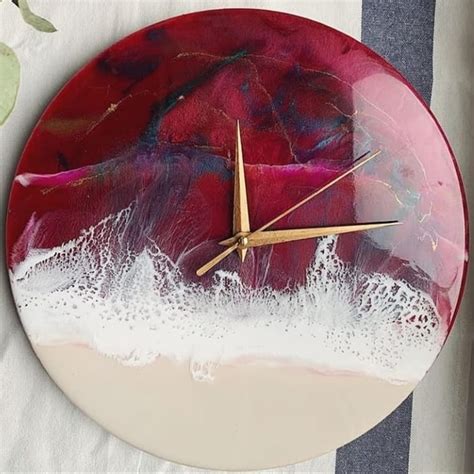 Resin Art Clocks DLS RAC 6168 Diya Lighting Studio