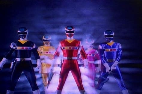 The Power Rangers Are All Dressed Up In Their Costumes