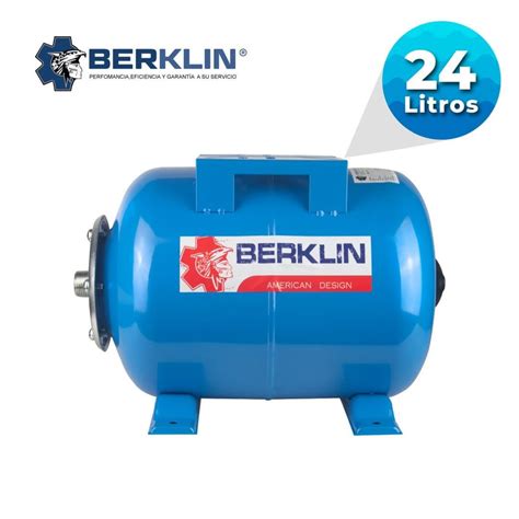 Tanque Hidroneumatico De Lt Horizontal Azul Berklin Falabella