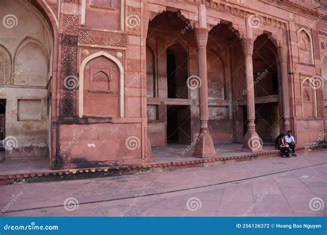 Mughal Architecture Of Agra Fort In India Editorial Photography Image