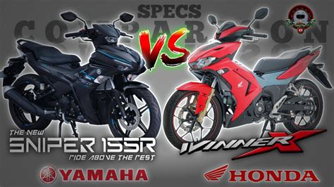 YAMAHA SNIPER 155R Vs HONDA WINNER X 150 SPECS COMPARISON YouTube