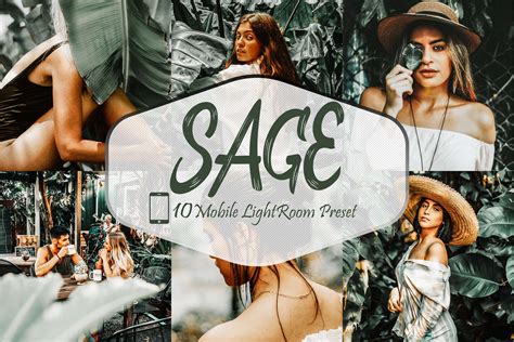 Sage Lightroom Mobile Preset Graphic By Mattte Studio Creative Fabrica