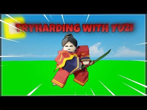 TRYHARDING With YUZI Kit Roblox Bedwars YouTube