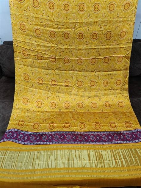 Printed Gajji Silk Digital Dupatta Half Fine Zari Gold At Rs 1200 In