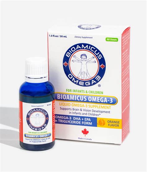 BioAmicus Omega-3 (30ml) - Công Ty TNHH & Phân phối Mạch Huy
