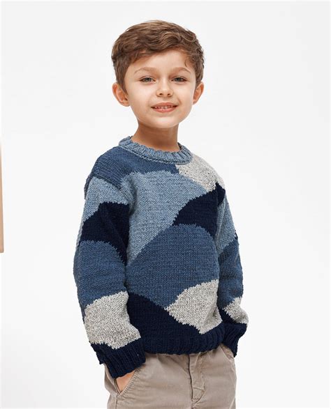 MODÈLE PULL GARÇON DENYS PHIL ECOJEAN Modèles Enfant Phildar