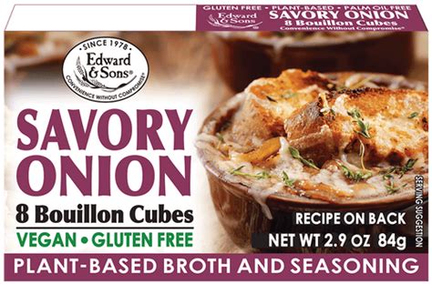 Vegan Gluten Free Bouillon Cubes Edward And Sons Trading Co