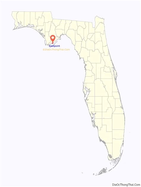 Map of Eastpoint CDP