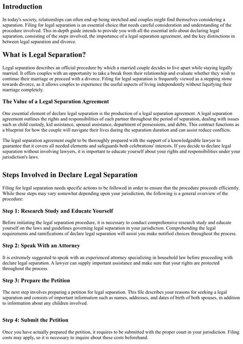 PPT - Declare Legal Separation: An In-Depth Guide to the Process ...