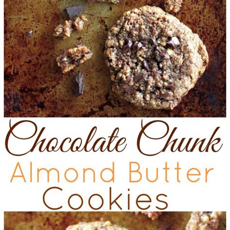 Flourless Almond Butter Chocolate Chunk Cookies Food Fam Recipes