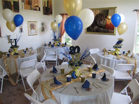 1000 Images About Blue And Gold Graduation On Pinterest Decoration