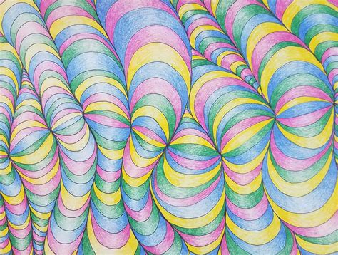 How To Draw Op Art Tubes Easy Art By Ro