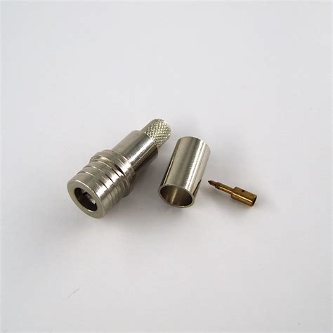 Rf Coaxial Qma Male Plug Crimp Connector For Lmr Cable B China Qma