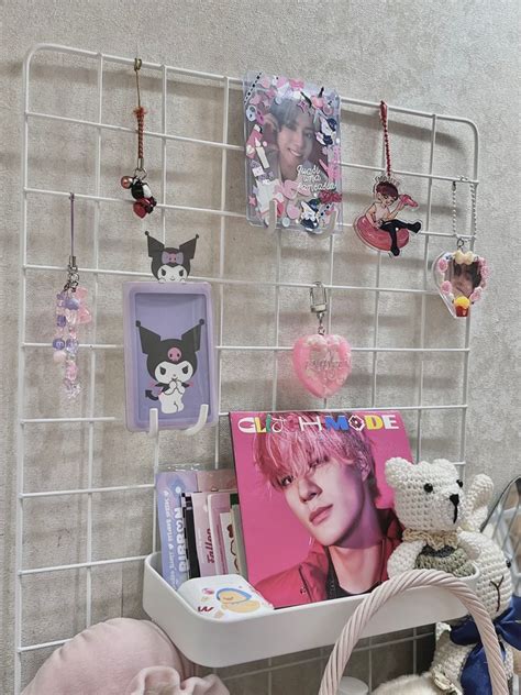 Kpop Wall Idea Aesthetic Pegboard Wall Grid Nct Dream Jeno