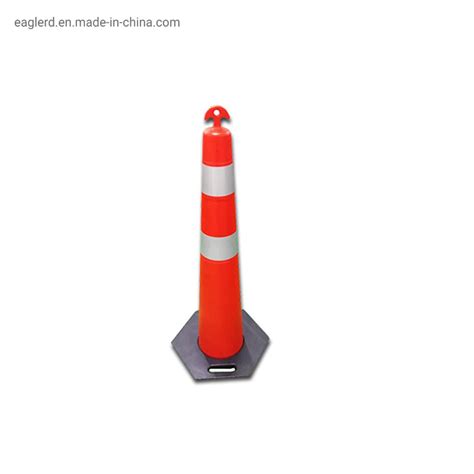 Traffic Cone Type T Top Pe Bollard Reflective Warning Post Plastic