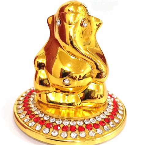 Buy Lord Ganesha Murti For Car Dashboard Ganapati Home Office Decor