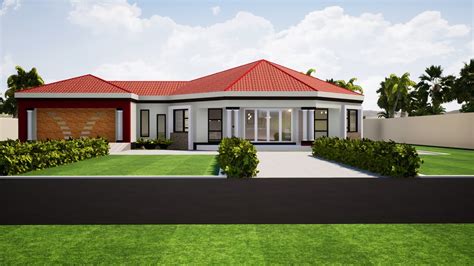 3 Bedroom Roundavel Design 8 Corner House 139m X 213m Youtube