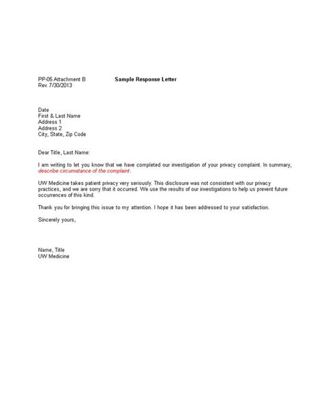 Grievance Response Letter Template Letter Templates Lettering No