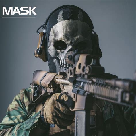 MWII Skull Mask/helmet skull Mask Call Of Duty Mask Ghost Face COD ...