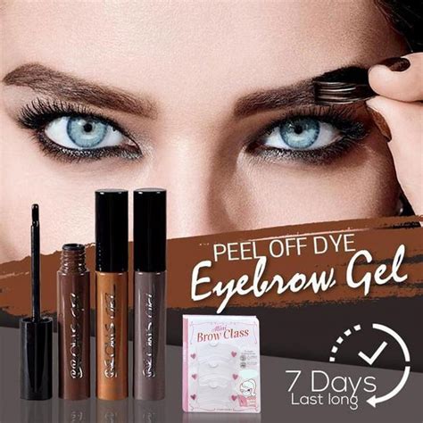 Peel Off Eyebrow Tattoo Tint Dye Water Resistant Long Lasting Brow Gel Eyebrow Cream New