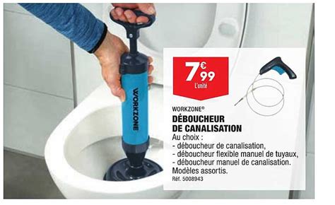 Promo Déboucheur De Canalisation Workzone chez Aldi iCatalogue fr