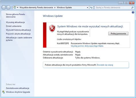 Windows Update B D Wyszukiwania Aktualizacji Elektroda Pl